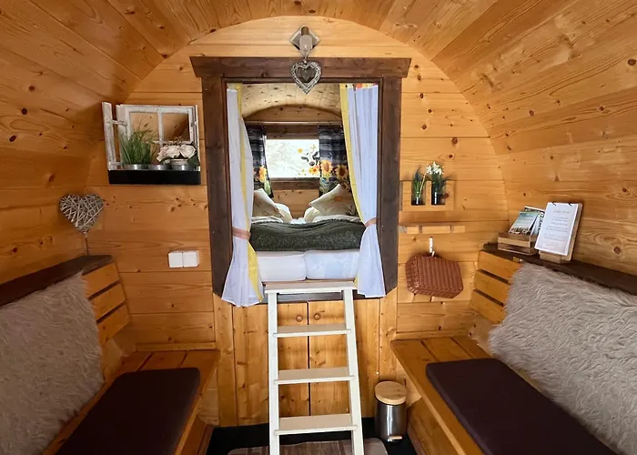 Campsite Schlaffass - Schlafen Im Holzfass Thallern *